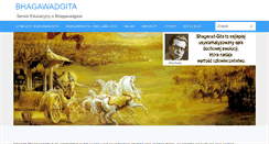 Desktop Screenshot of bhagawadgita.edu.pl